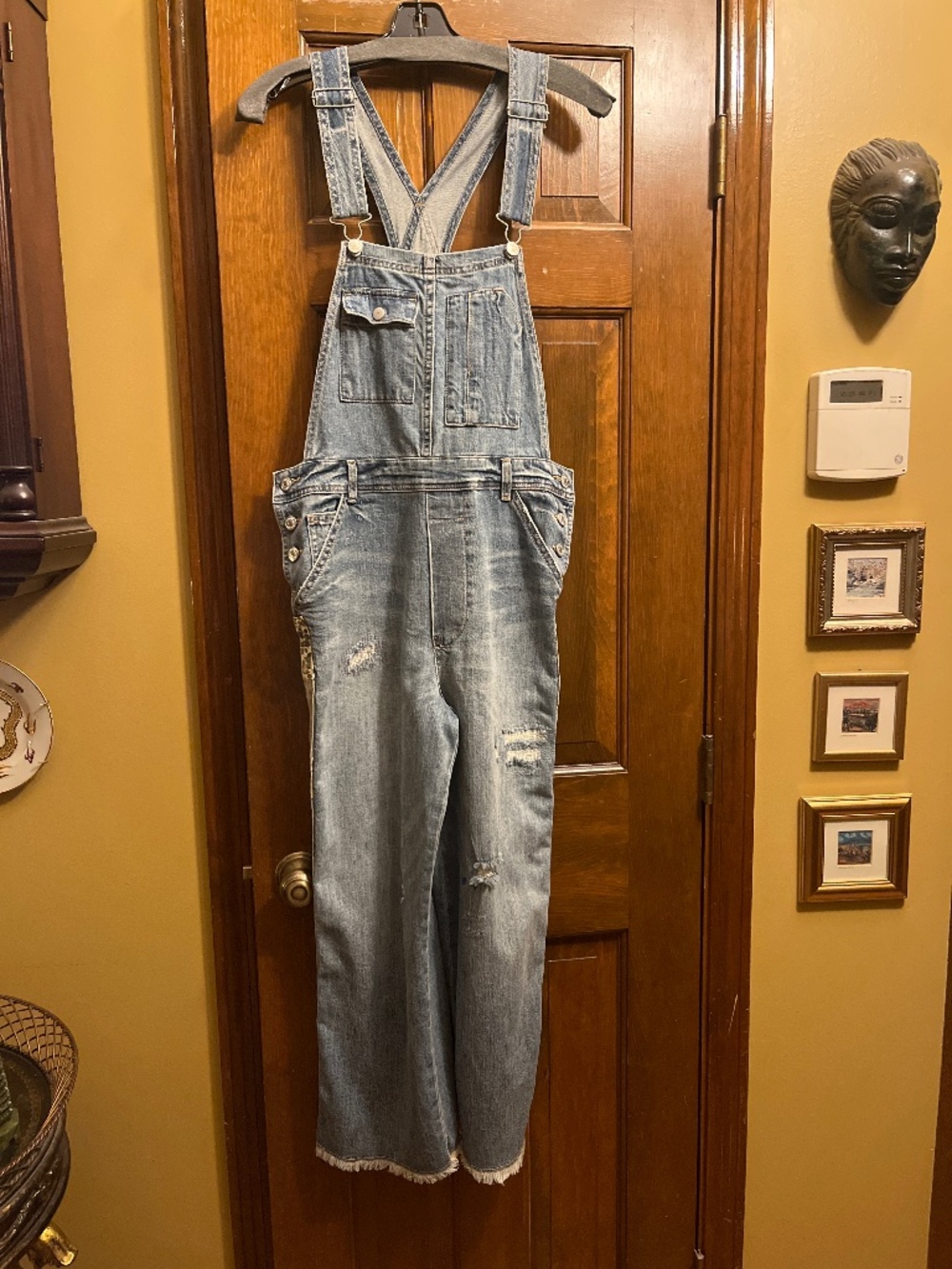 Anthropologie Pilcro Overalls.  Super Cute. Sz. 8.